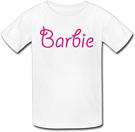 Barbie Text Kid's Tee White
