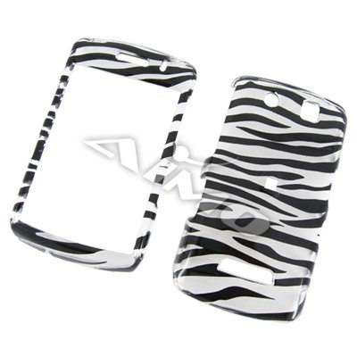 Blackberry Storm 9530 Thunder 9500 Snap On Protector Hard Case Image Cover Transparent Zebra