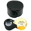 15X Jewelers Loupe Gold Tone Diamond Watch Coin Stamp