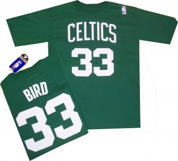 Boston Celtics Larry Bird Adidas 1986 Green Throwback Shirt (XL)