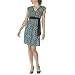 Apparel : Mossimo® Black: V-Neck Tie Waist Dress - Teal/ Black