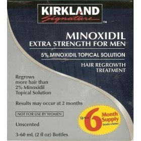 Minoxidil-5% Extra Strength Hair Regrowth for Men, 6 Month Supply