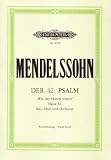 Der 42. Psalm "Wie der Hirsch schreit" op. 42: Kantate / Klavierauszug