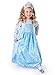 Little Adventures Ice Princess Dress Blue Queen Gown Dress-up (Small)