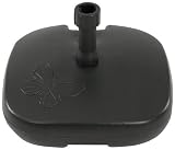 Camelot Papillon Resin Parasol Base - Black