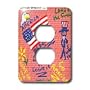 Rich Diesslins Famous People Places Books Cartoons - American Graffiti - Light Switch Covers - 2 plug outlet cover