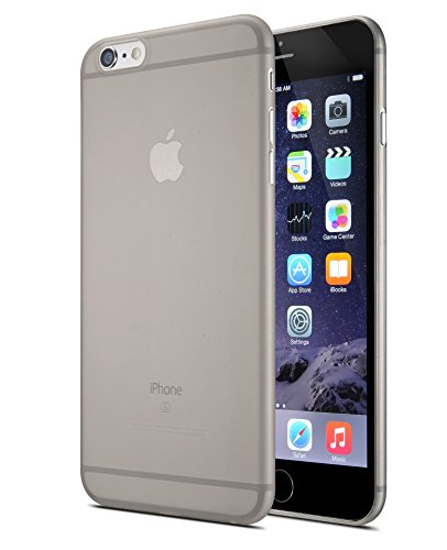 iPhone 6S Case, TOZO [0.35mm] Ultra-Thin [ Perfect Fit ] World s Thinnest Hard Protect Case Back Cover Bumper [ Semi-transparent ] Lightweight for iPhone 6S / 6 4.7 inch [Matte Black]