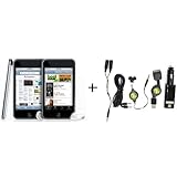 Apple iPod touch 8 GB (4th Generation) Black NEWEST MODEL, Store Return + 6 Pc Piece Accessory Kit, Bundle