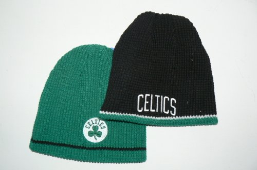 NBA Boston Celtics Reversible Waffle Knit Beanie by Adidas