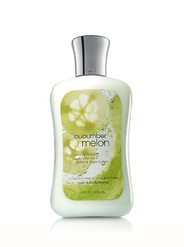 Bath & Body Works Signature Collection Cucumber Melon Body Lotion 8 Fl. Oz. New Packaging