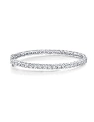 Blue Pearls - Diamond Bangle Bracelet - APD 0100 P