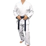 Jiu-Jitsu / Judo / Aikido Gi Kimono (Gold Weave), White