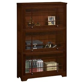 Craftsman 3 unit Barrister Bookcase, 3-UNIT, MACINTOSH OAK by Home Decorators Collection