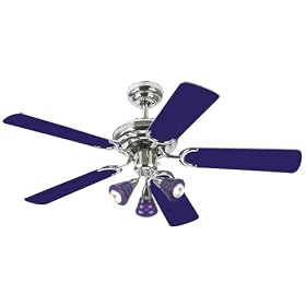 Westinghouse 7818000 Apollo Elite Three-Light 42-Inch Five-Blade Ceiling Fan, Chrome with... by Westinghouse