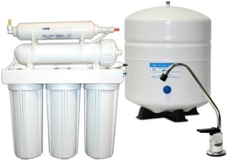 50 Gallon Per Day 5-Stage Home Reverse Osmosis Drinking Water System by AMI RO Systems