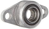Spyraflo HF3-12M-N Self-Aligning, Needle-Roller Bearing With Aluminum 2-Bolt Hole, 12 mm Inner-Diameter Housing-Flange