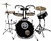 HB Birch Drums Midnite Series 5 Piece Drum Set Pacific Coast White