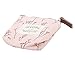 niceEshop(TM) Portable Canvas Flower Coin Purse Pouch Bag Key Case,Light Pink