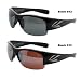 Kaenon Hard Kore Polarized Sunglasses-Black-Large Lens