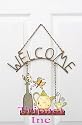 18" Metal Home D&eacute;cor Teapot Garden Treasure Welcome Sign