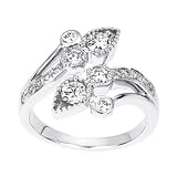 14k White Gold Diamond Right Hand Ring (H/I1, 3/4 ct. tw.)