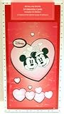 Box of 34 Mickey and Minnie Valentine Cards Includes 35 Stickers 7 Different Designs