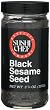 Sushi Chef Black Sesame Seed, 3.75-Ounce Glass Jars (Pack of 6)