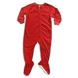 Calvin Klein Sleepwear - Infant Boys Blanket Sleeper Heavy Weight, Red