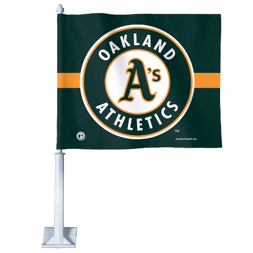 MLB Oakland A's Car Flag