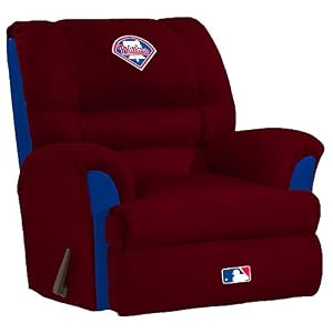 Buy Philadelphia Phillies MLB Team Logo Furniture - Big Daddy Recliner By Baseline