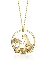 Alex Woo "African Cats" Precious Metal  Pendant, 18"