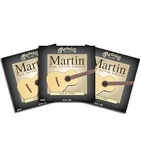 Martin M130 Silk and Steel Acoustic Guitar Strings - Three Pack Review ...