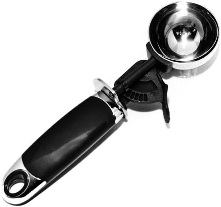Chef Select Lever Ice Cream Scoop, Black