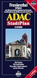 ADAC Stadtpläne, Frankenthal (Pfalz) mit Beindersheim, Bobenheim-Roxheim, Großniedesheim und Kleinniedesheim