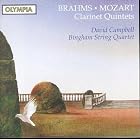 Brahms, Mozart: Clarinet Quintets by  James Halsey, David Campbell, Johannes Brahms, Wolfgang Amadeus Mozart, and Bingham String Quartet 