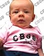 CBGB - Classic Logo - Pink Baby T-shirt