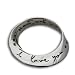 Sterling Silver Mobius Infinity Pendant - ''I Love You''