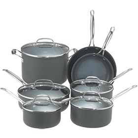 Cuisinart Chef Classic Nonstick Hard-Anodized 12-Piece Cookware Set
