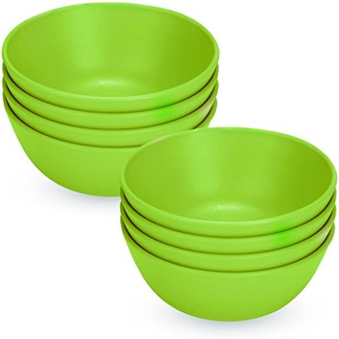Green Eats Snack Bowls, 8 Count, Green