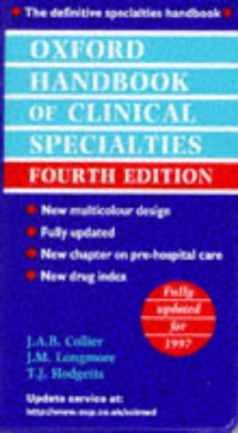 Childrens Toyshop  Books : Oxford Handbook of Clinical Specialities (Oxford Medical Publications)