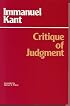 Critique of Judgment (Hackett Publishing)