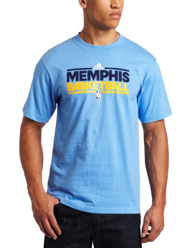 NBA Memphis Grizzlies Practice Short Sleeve Tee (Light Blue, Medium)