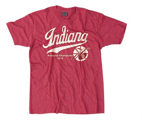 Buy Indiana Hoosiers 1976 NCAA National Champions Throwback T-Shirt