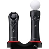 PS3 Move Charge Station Dual Port Charging Dock and Battery Pack Set