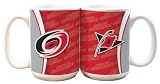 NHL Carolina Hurricanes 15-Ounce White Silhouette Mug (2 Pack)