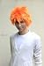 Bleach Kurosaki Ichigo Costume Short Orange Party Cosplay Wig