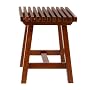 Slat Bench, 14-Inch, Teak