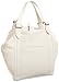 KALE Terra Leather Tote,White,one size