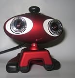 Menotek 3D Webcam With Built In Microphone and 3MP Camera and 5 Pairs of 3D Glasses
