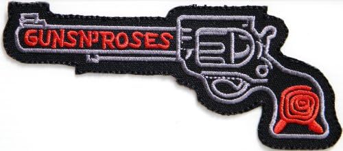 GUNS N ROSES Bow Heavy metal Rock Punk Music Band Logo Patch Sew Iron on Embroidered Appliques Badge Sign Costume Gift by PRINYA SHOP